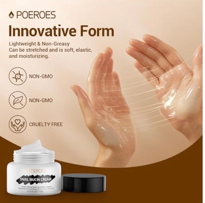 Poeroes Snail Mucin Repair & Glow Cream — JayXen Essentials